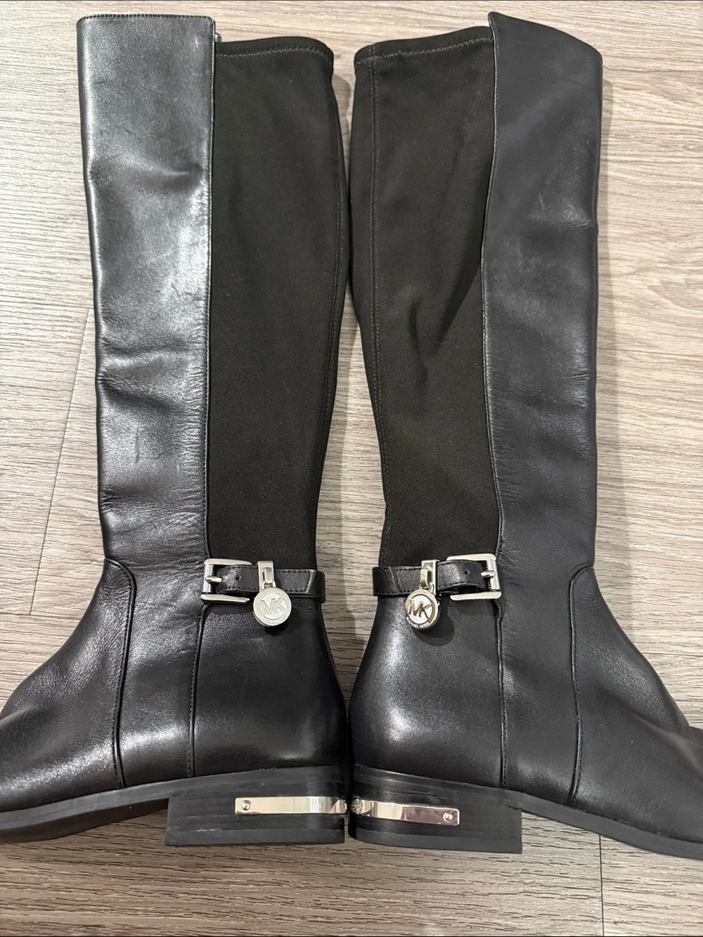 Michael Kors Hamilton Leather Knee High Riding Boots Sz 5